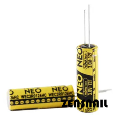 10PCS 3V 12F 3.0V12F WEC3R0126QC Supercapacitor Farad Capacitor 10mm*30mm NEW