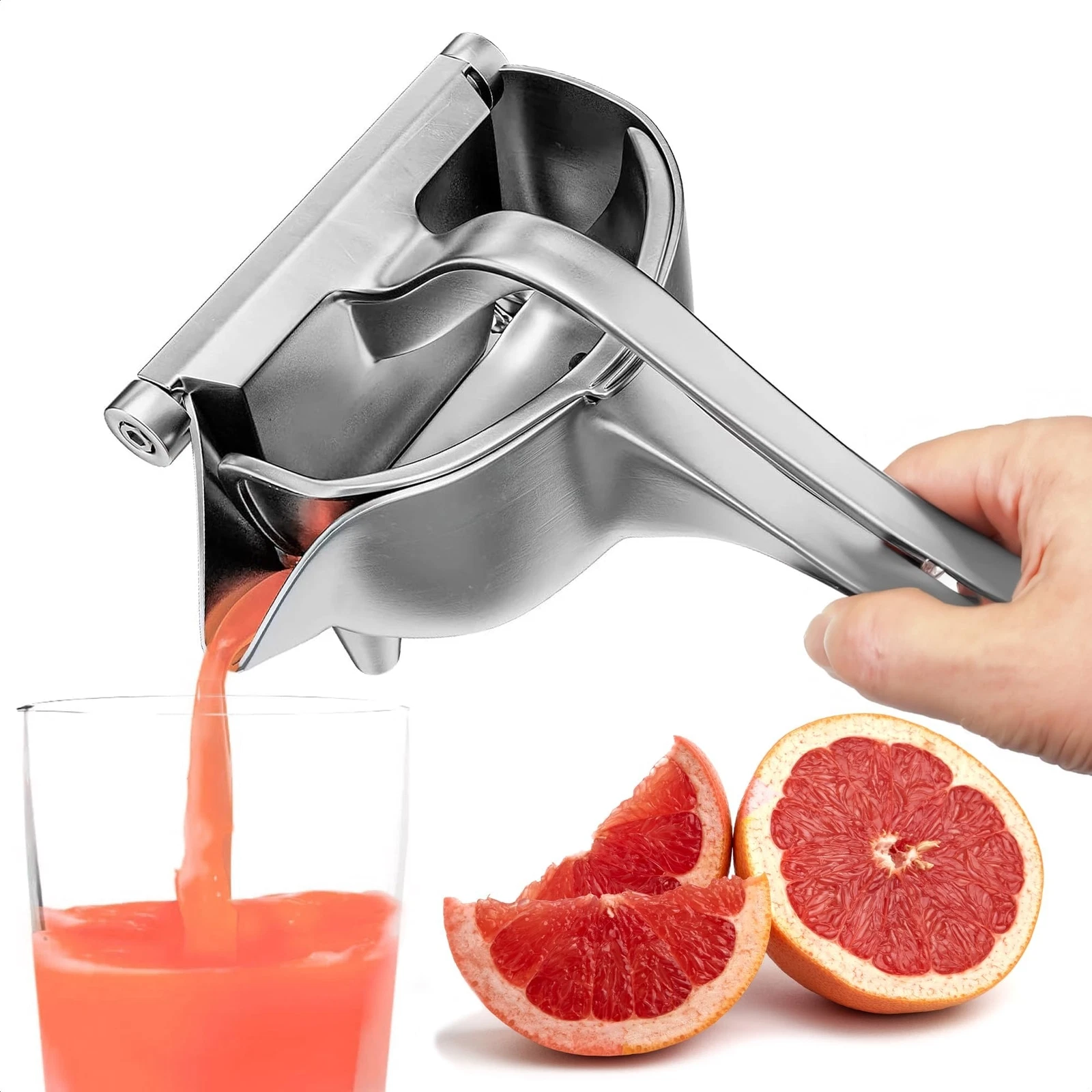 Stainless Steel Lemon Squeezer Citrus Juicer Hand Press Manual Juice Extractor