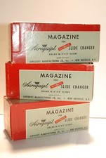 Lot of 3 Vintage Argus  Airequipt Automatic Changer Magazines 36 ct each