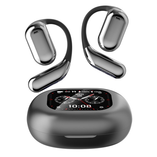 2025 Xp2 Touch Screen OWS Over The Ear Earbuds HD Display Bluetooth 5.4 Heatsets - Picture 22 of 23