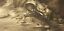 miniature 7  - 1836 FRENCH CHARCOAL PASTEL DRAWING ROMANTICISM JUNE REBELLION, CHOLERA PLAGUE