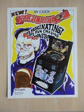 Death Race Video Arcade Machine Flyer Original Exidy Brochure 1976
