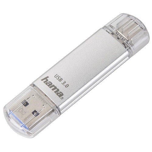 Hama Clé USB "C-Laeta" USB3.1/USB3.0 Type-C 256GB double clé USB pour ordinat...