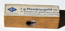 Medizingeschichte _ Plombiergold ass. 1 g Degussa