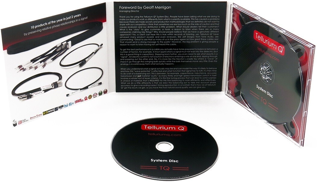 Tellurium Q System Enhance/burn-in/break-in CD improve-sound! AUTHORIZED-DEALER 
