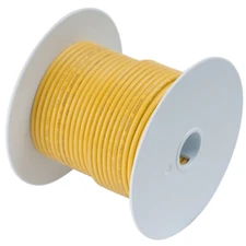 ​Ancor Yellow 12 AWG Marine Wire 100' Roll - Tinned Copper, UV Resistant