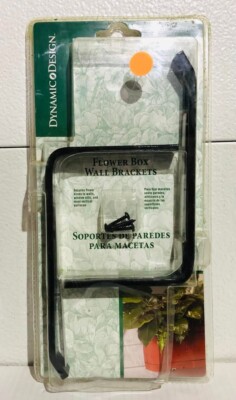 Flower Box Wall Brackets With Mounting Screws Included New In Package Condition