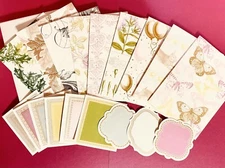 Anna Griffin Treasury 9 Cards & Layers & Envelopes + Bonus Ephemera Miniatures
