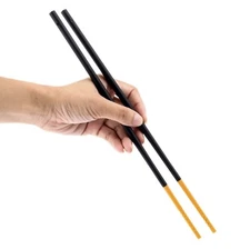Gripsticks Chopsticks Silicone Tip Enhanced Grip for Sushi, Chinese