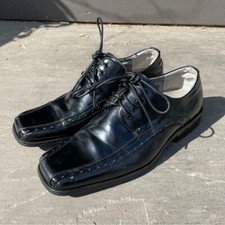 6 Stacey Adams Men s Black Oxford Dress Shoes EUC