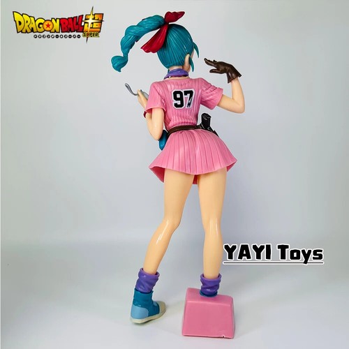 25cm Anime Dragon Ball Z Bulma Anime Figure PVC Action Figure Cute Statue. - Picture 7 of 13