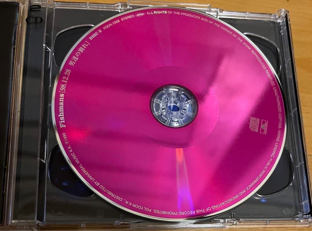 Fishmans CD 98.12.28 Live Otokotachi no Wakare 2Discs POCH Fishmans CD 98.12.28 Live Otokotachi no Wakare 2Discs POCH
