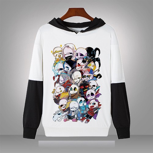 Anime undertale Sans Manga Larga Sudadera Con Capucha Unisex Punk Harajuku  Camiseta Prendas para el torso #16 | eBay