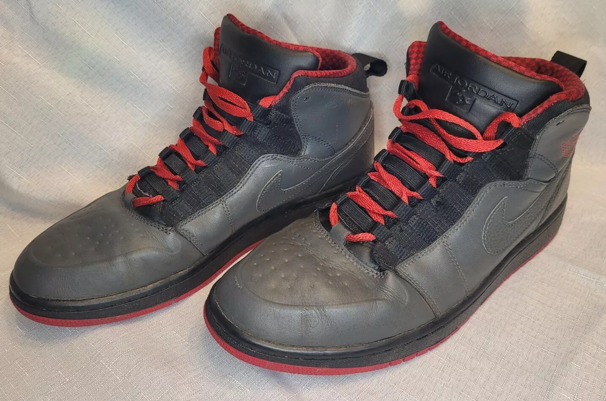 Nike Air Jordan I Retro 1 94 ANTHRACITE GREY GYM RED BLACK 631733 004 Men US 1