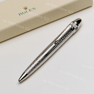 Rolex Gift Ballpoint Silver Pen NEW RARE Novelty Collectible - Luxury With Box