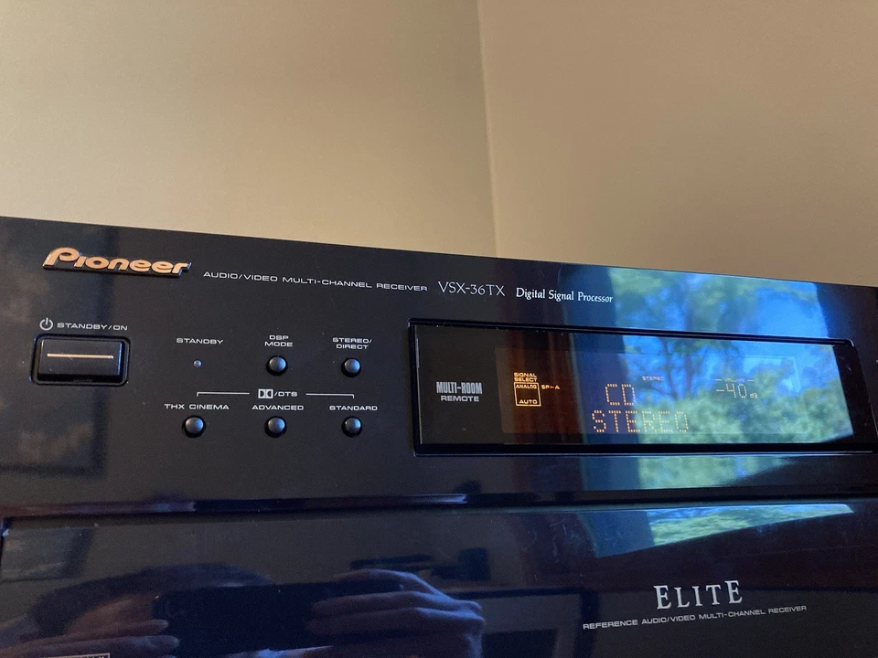 Pioneer Elite Receiver VSX-36TX - 5.1 Surround - 100 WPC - Tested & Working - Image 4 of 4