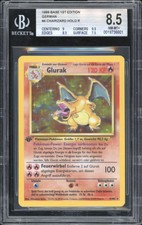 1999 Pokemon DEUTSCH 1. Edition Base Set Glur...