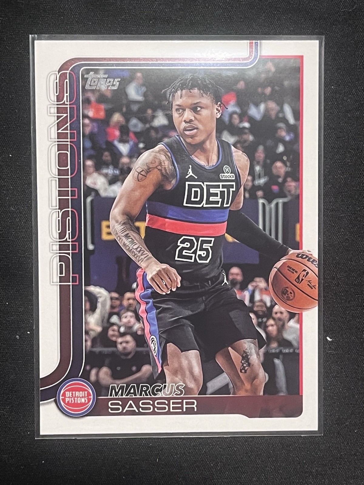2025-26 Topps #46 Marcus Sasser Detroit Pistons Basketball Card