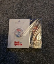 2025 Iron Maiden UK £5 Brilliant Uncirculated Colour Coin Limited Edition 12500
