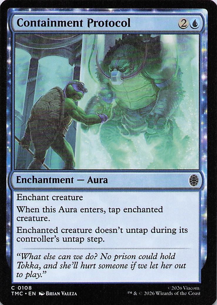 Containment Protocol 108 Commander: Teenage Mutant Ninja Turtles MTG NM/M