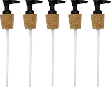 Creative Hobbies Black Pump Dispenser with Cork Stopper for Easy 