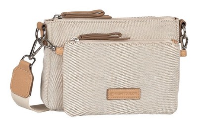 TOM TAILOR Jamila Crossbody Bag XS Umhängetasche Tasche Mixed Cream White creme