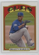 2021 Topps Heritage High Number Missing Stars Variation SP Brailyn Marquez 14dh
