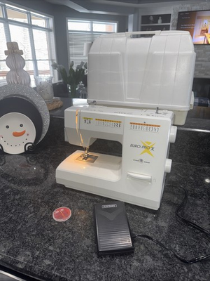 #ad Euro Pro X Shark Sewing Machine Portable Versatile Model 8550 Quilt Table $59.00
