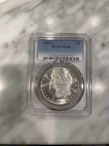 1880-S Morgan Silver Dollar PCGS MS66