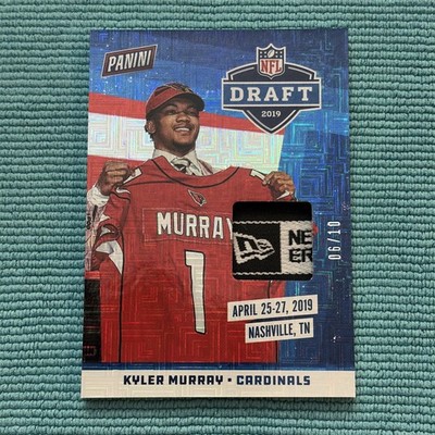 2019 Kyler Murray Panini The National Player Worn Hat Squares /10 (#KM) RC SSP