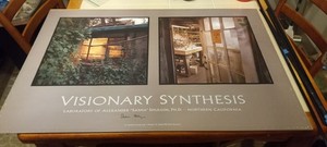 Visionary Synthesis Alexander Shulgin's Lab Poster Signed Sasha  PIHKAL TIHKAL