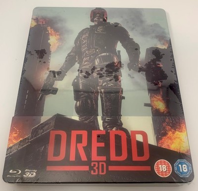Dredd (2012) 3D / 2D  Blu-ray Steelbook  BRAND NEW and SEALED Region B Required