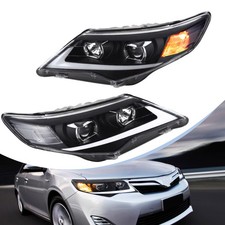 For Toyota Camry 2012 2013 2014 Vland Projector Headlights Black Sequential Drl For Toyota Camry 2012 2013 2014 Vland Projector Headlights Black Sequential Drl