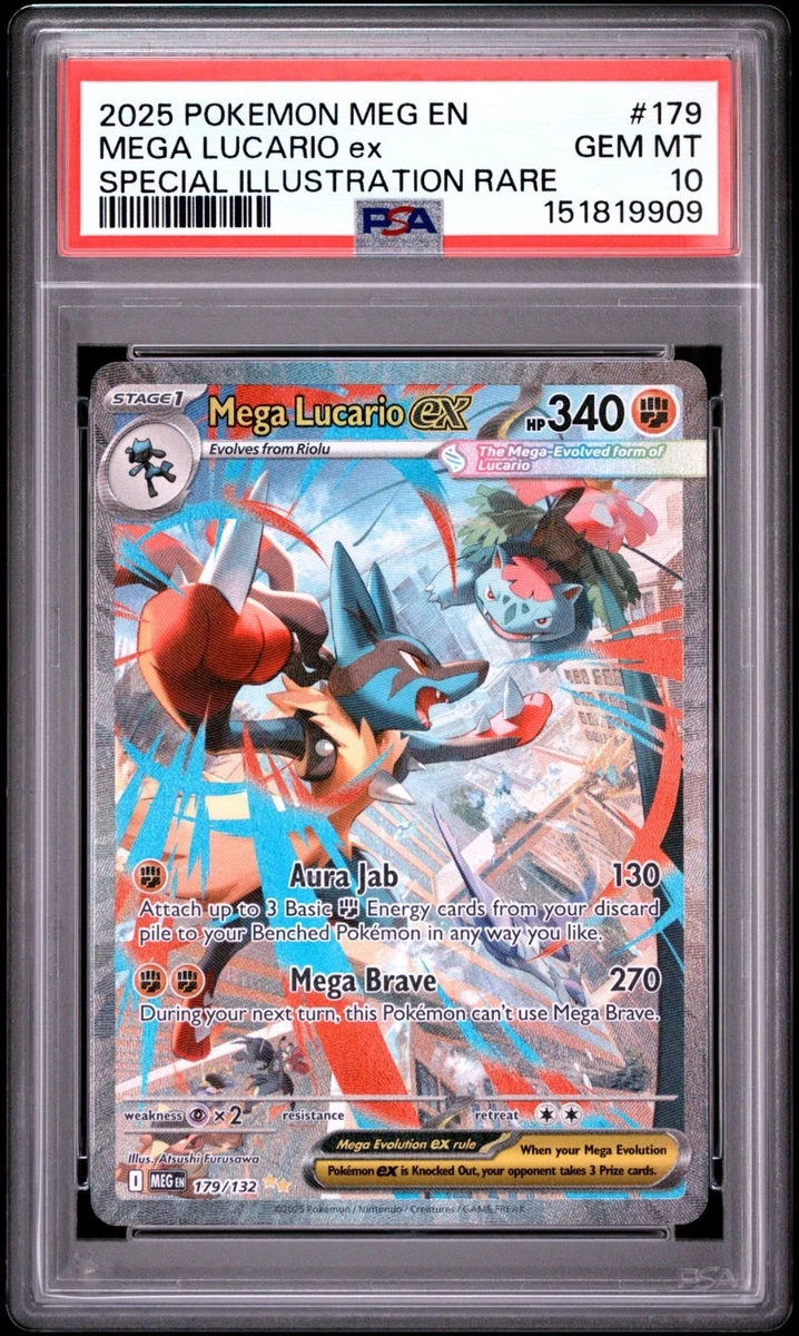 Lucario Pokémon TCG Professional Sports Authenticator (PSA