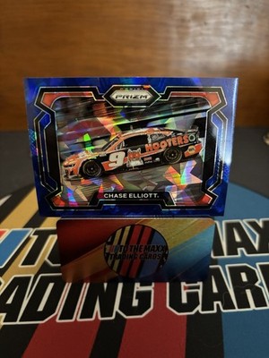 2024 Panini Prizm Base Rides Chase Elliott #68 Blue Ice Prizm