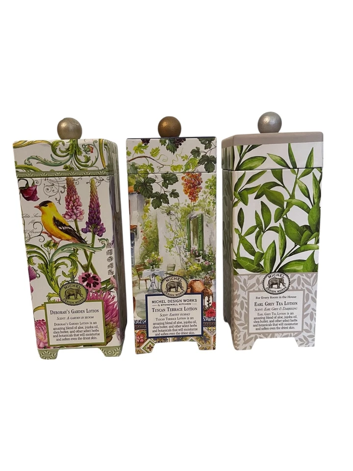 3 件装 Michel Design Works 手部乳液 Deborah’s Garden,Tuscan Terrace,Earl Grey — 第 2/2 张图片
