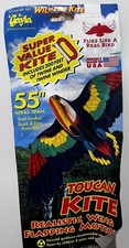 Vintage Gayla Wildlife Kites Toucan Realistic Wing Motion 1997 Guided 55   RV 
