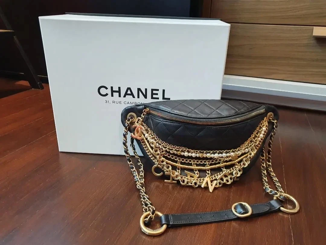 CHANEL Belt Bag & Fanny Pack Black Bags & Handbags for Women for sale