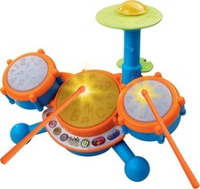 VTech KidiBeats Drum Set Frustration Free Packaging Orange