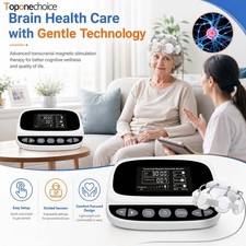          Machine Transcranial Magnetic Therapy Device Depression Anxiety Support