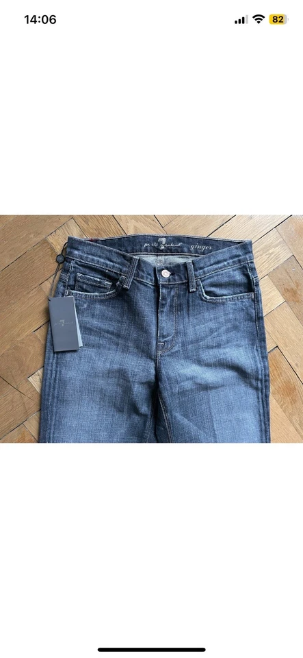 7 for all Mankind Ginger Blue Jeans Stretch W26/L34 regular fit straight leg - Bild 2 von 3