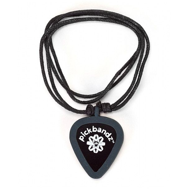 Ожерелье с медиатором для гитары Plektrumhalter Pickbandz Timberwolf Grey NEU