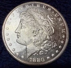1880-S San Francisco Mint Morgan Silver Dollar UNC