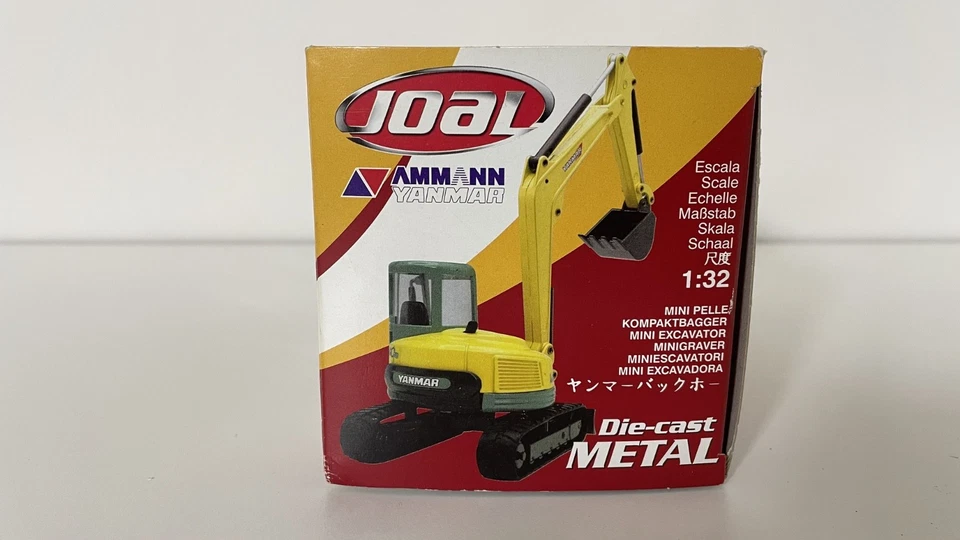 Joal Die-Cast Ammann Yanmar Mini Excavator - Immagine 2 di 4