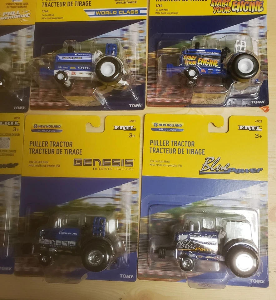 ERTL PULLING TRACTORS NEW HOLLAND TRACTORS 6- TOTAL PULLERS 1:64 Scale SALE! - Image 2 of 4