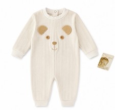 Vintage Carter s Classics Baby Romper Bear Face Appliqu 3-6M Made in USA NWT