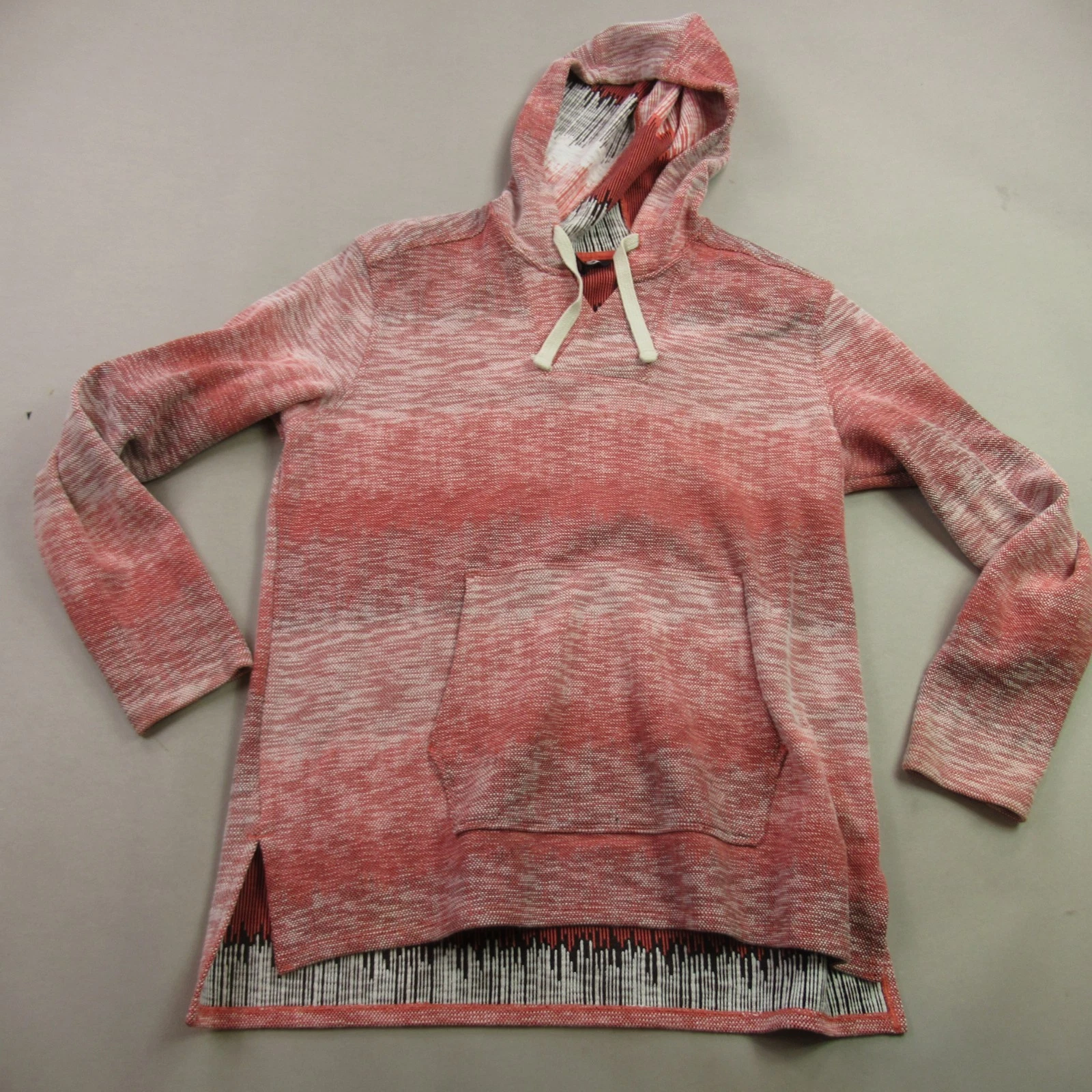 North Face Sweater Womens Large Long Sleeve Hooded Pullover Outdoor Pockets