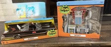 McFarlane Toys DC Retro Batmobile Batman 66 Classic TV Series W Batcave NEW