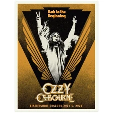 Ozzy Osbourne Back to the Beginning Poster July 5, 2025