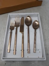 Magnolia Copper Flatware Set of 5 